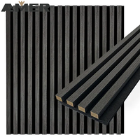 Amer Factory Price Interior Insonorizado Slat Wall Panel Board Paneles acústicos Wood Slatwall Panel