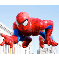 Ballons de défilé en plein air commerciaux 3D Spider Man ballon à hélium gonflable Spiderman modèle ciel volant pour événement