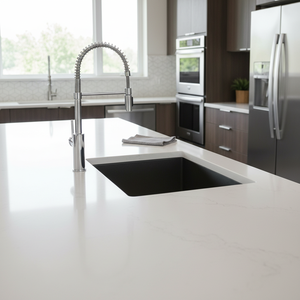 [BAEKJO] ENAMEL 540 BLACK Premium Single <b>Square</b> Undermount Kitchen Sink Enamel Color Design <b>Scratch</b>-Resistant Durability - Product Image 3