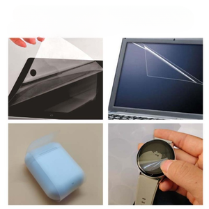 ฟิล์ม PET แบบบางพิเศษสำหรับแล็ปท็อปขนาด15.6นิ้วกันรอยขีดข่วนทำจากซิลิโคนใสรองพื้นแบบติดเอง - Product Image 4