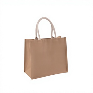 34*40cm 100% Cotton <b>Tote</b> <b>Bags</b> Hand Length Handle Reusable Waterproof Lining Silk-screen Printed Custom Logo Shoulder Wedding - Product Image 2