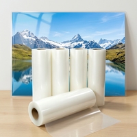Film de plastification à chaud en PET trempé, haute dureté, anti-rayures, film de plastification thermique en rouleau pour album photo cristallin, peinture à l'huile