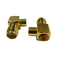Connecteur SMA-KWB3 Connecteur d'angle femelle SMA pour câble coaxial en acier semi-flexible RG402 RG141