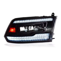 Phares LED modifiés pour Dodge Ram 2009-2018, phares LED DRL, clignotants, feux de route, 12V