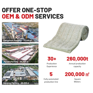 Kaihua kh-bm100 kg/m³ đá len khoáng sản chăn cách nhiệt với lưới thép cho bể lớn và cách nhiệt tàu - Product Image 3