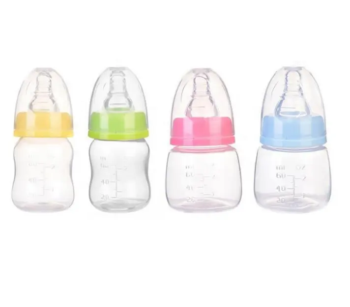 Botella de almacenamiento de leche materna para recién nacido, 60ml, para alimentar al agua, para bebé