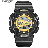 Montres de sport pour hommes, Top marque de luxe EYKI pour hommes, Quartz numérique décontracté pour l'extérieur, montre-bracelet étanche 30M