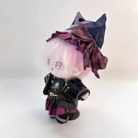 Accessoires de costume de poupée en peluche de personnage de dessin animé, vêtements de poupée Kpop en peluche mini doux sur mesure amovibles, unisexe Q