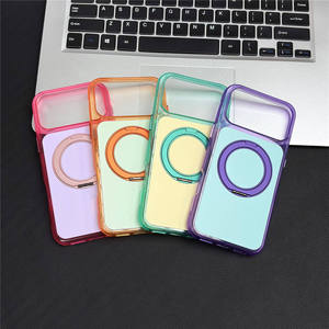 <span class=keywords><strong>Coque</strong></span> magnétique transparente ATB pour <span class=keywords><strong>iPhone</strong></span> 18 Pro Max avec béquille en métal, <span class=keywords><strong>anti</strong></span>-<span class=keywords><strong>jaunissement</strong></span>, hybride PC TPU, antichoc - Product Image 2