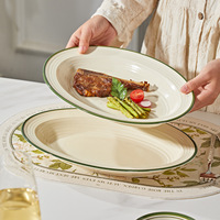 Service de vaisselle rétro simple 2026, nouveau bol en céramique pour la maison, assiette de haute qualité, assiette à riz