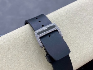 Nuevo Reloj Mecánico de Lujo con Incrustaciones de Diamantes, Correa de Silicona, Resistente al Agua, con Calendario, Reloj Tonneau Exquisito para Hombre - Product Image 6