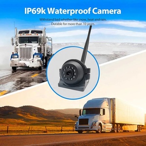 Iposter 7in không dây Quad chia ai BSD báo động với ghi âm vòng lặp amx 256G báo động với 4 IR không dây đảo ngược máy ảnh <span class=keywords><strong>Kit</strong></span> - Product Image 5