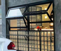 Luxseal Fenêtres en aluminium insonorisées à rupture thermique Fenêtres commerciales en verre à deux volets Fenêtre pliante en accordéon pour la maison