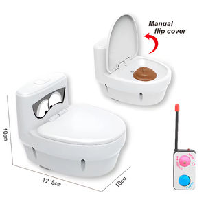 Jouet drôle de course de toilette RC pour enfants avec son véhicule télécommandé facile à utiliser avec une caractéristique unique de forme de <span class=keywords><strong>caca</strong></span> - Product Image 5