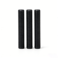 Threaded Rod Stud Bolt Metric Round Head Fully Threaded Carbon Steel Zinc Plated ASME B18.31.3