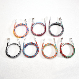 Câble USB vers Type-C en cuivre pur de style chinois traditionnel, charge rapide 5A, pour imprimante, cadeau - Product Image 6