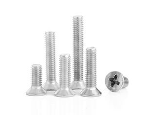 Tornillos Cónicos M3 M4 M5 de Cabeza Plana Phillips DIN 963 de Acero Inoxidable Zincado, Sujetadores para Equipos Industriales CNC, Suministro a Granel - Product Image 5