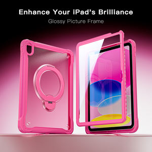 เคส TPU สำหรับแท็บเล็ต iPad รุ่นที่ 10 ปี 2022 ขนาด 10.9/11 นิ้ว ชิป A16 ปี 2025 <span class=keywords><strong>ด</strong></span>ีไซน์แข็งแรงทนทาน พร้อมฟิล์มกันรอยหน้าจอแบบกระจก - Product Image 3