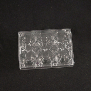 Vente en gros fabricant direct 6 trous moulage de pulpe PET carton d'œufs de canard en <span class=keywords><strong>plastique</strong></span> transparent échantillons gratuits - Product Image 2
