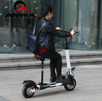500W 8 inç Tekerlekli Katlanabilir Engelli Elektrikli Karbon E-Scooter 8 inç Katlanabilir Scooter