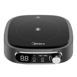 Midea <b>Ceramic</b> Cooktop HW10W1-002S Portable Induction Cooktop With <b>Knob</b> Control For Tea Brewing - Product Image 1