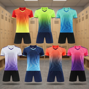 Top Trending Soccer Uniform Fully Customized <b>Football</b> Sets Bulk Professional Made 100% Polyester Breathable Eco-Friendly <b>Cheap</b> - Product Image 2