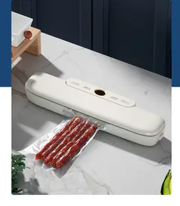 Automatic 120W Lcd Screen Household Kitchen Sealing Machine Vacuum Sealer For Food Packing Storage