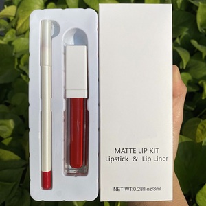 Make Your Own Brand Matte Lipstick Kit <strong>No</strong> <strong>Logo</strong> Long Lasting Liquid Matte Lipgloss and Lip Liner Set Private Label - Product Image 4
