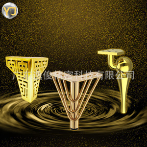 Yijun Furniture <b>Legs</b> Gold Black Modern Minimalist Heavy Duty Decorative <b>Sofa</b> <b>Legs</b> 2953 - Product Image 2