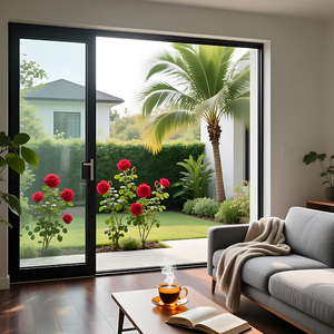 Portes coulissantes horizontales en verre <span class=keywords><strong>PVC</strong></span> pour balcon extérieur, véranda, patio, avec double vitrage et rupture <span class=keywords><strong>de</strong></span> pont thermique - Product Image 3