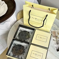 Diffuseur d'arômes Lingmeng longue durée 90 jours, style classique, désodorisant de voiture en plastique, parfum poire britannique et citron vert, pendentif aromathérapie