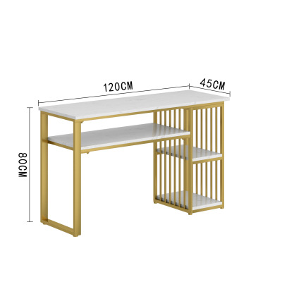 [Table double en marbre] 120 cm de long