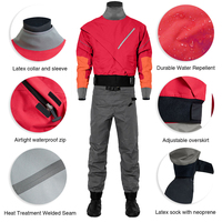 Combinaison étanche LKVER pour kayak, surf, stand-up paddle, kayakage, tissu imperméable 3 couches, col et manches en latex