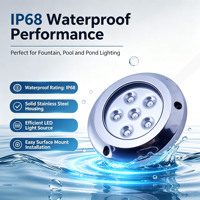 Lumière de bateau Hooper, IP68, lumière marine sous-marine, acier inoxydable 316, pour bateau, camping-car, caravane, camion