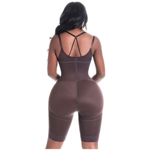FAJA BBL CURVY SHAPER-Barriga Controle das Mulheres o Joelho Alongado Abdômen Calças Body Shaping Calças Cintura Alta Abotoado Osso de Aço - Product Image 2