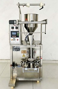 Machine d'emballage verticale MAYBOOM pour petits sachets de miel, sauce au fromage chaude et autres aliments en sachet de qualité alimentaire - Product Image 3