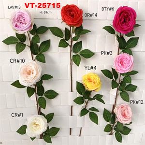 2025 MÁS NUEVO 53CM POLIÉSTER ROSA ARTIFICIAL RECUBRIMIENTO REAL TOUCH SPRAYX4 -LATEX - Product Image 6