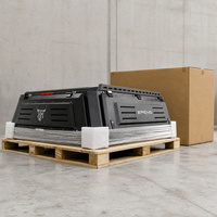 Volet roulant électrique avec auvent à double compartiment pour Ford Ranger T6, en alliage d'aluminium de qualité supérieure