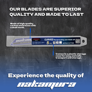 5 gói 14tpi cắt tỉa qua lại lưỡi cưa sawzall lưỡi phá hủy qua lại lưỡi cưa để cắt kim loại gỗ - Product Image 2