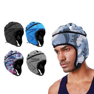 Casque <span class=keywords><strong>de</strong></span> rugby réglable personnalisé protège-tête <span class=keywords><strong>de</strong></span> hockey doux couvre-chef <span class=keywords><strong>de</strong></span> football <span class=keywords><strong>de</strong></span> protection pour adultes - Product Image 1