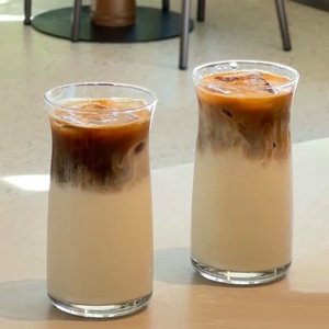 Bicchiere da <span class=keywords><strong>caffè</strong></span> latte e succhi di frutta LAV Reverse Mouth, stile INS, senza manico, moderno, per whisky e birra, in vetro, dalla Turchia - Product Image 1