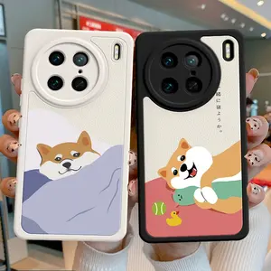 Custodia custodia di lusso 3D carina per VIVO X90 Pro Plus borsa per cellulare in Silicone morbido cartone animato cane X90Pro 5G antiurto posteriore armatura Funda - Product Image 1