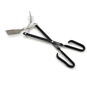 Grattoir en titane et acier inoxydable, outil 3 en 1 pour barbecue, spatule Extra légère et à longues lames et Grill - Product Image 4