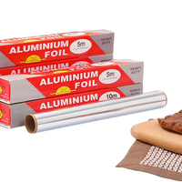 Rouleau de papier aluminium en gros pour usage domestique et cuisine, rouleau de papier aluminium 8011