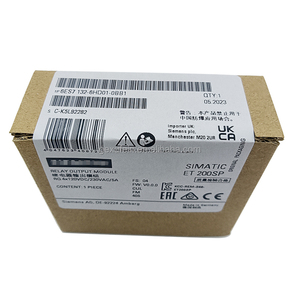 ใหม่เอี่ยม 100% ของแท้ 6ES7132-6HD01-0BB1 SIMATIC ET 200SP โมดูลรีเลย์ RQ 4 หน้าสัมผัสแบบเปิดปกติ หน้าสัมผัสแบบแยก - Product Image 1