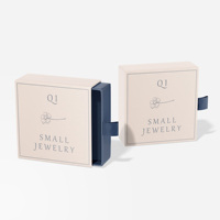 Caja de Regalo Premium con Logotipo Personalizado, Estilo Cajón, para Anillos, Aretes y Joyería Pequeña