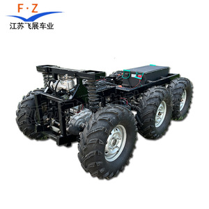 <b>Electric</b> 6x6 Rc Truck With Range Extender Remote Control Off Road Climbing Chassis Metal <b>Kit</b> For 14 Years Up - Product Image 4