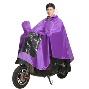 Classico panno Oxford per Poncho per adulti impermeabile e antivento <span class=keywords><strong>copertura</strong></span> <span class=keywords><strong>antipioggia</strong></span> per <span class=keywords><strong>moto</strong></span> per tour attività di campeggio all'aperto - Product Image 2