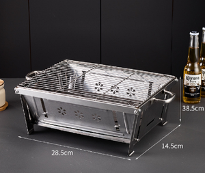 Custom Outdoor <strong>Mini</strong> Barbecue <strong>Grill</strong> Oven Portable Style Homemade Camping Folding <strong>Charcoal</strong> Bbq <strong>Grills</strong> - Product Image 4