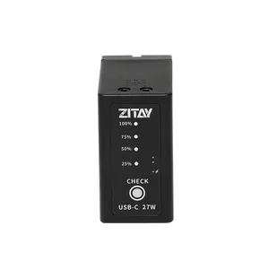 Zitay NP-F970 Lithium-ion có thể sạc lại pin hiển thị cảm ứng pin còn lại cho bmpcc 6kpro/NX100
